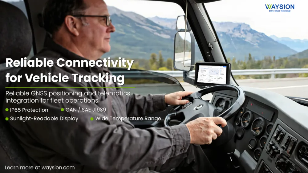 Reliable Connectivity for Vehicle Tracking V7S Rugged Tablet For Fleet Management