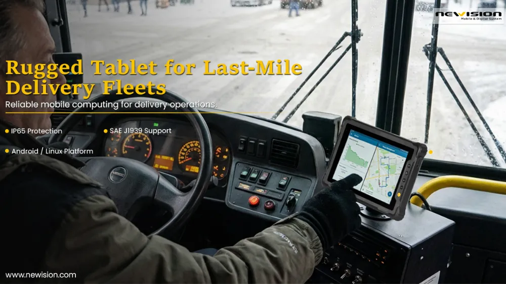 Rugged Tablet for Last Mile Delivery Fleets WT08Q9Y Rugged Tablet For Fleet Management
