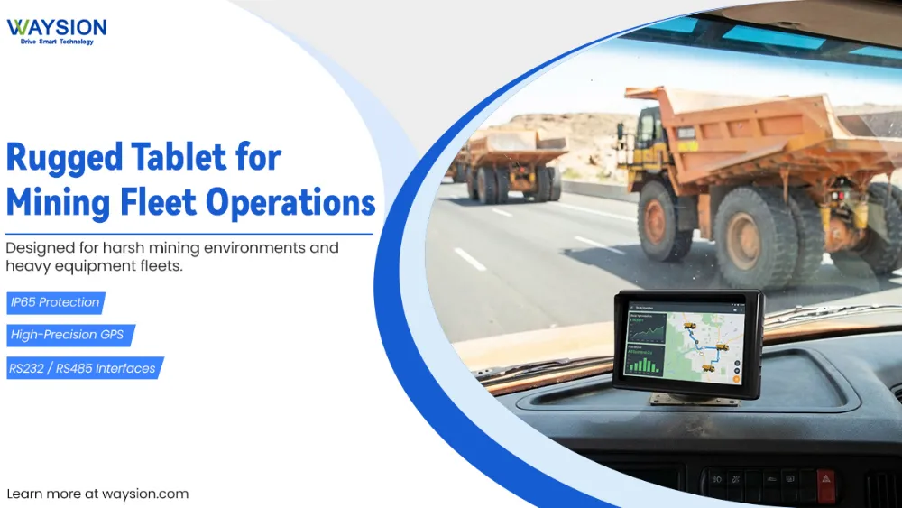 Rugged Tablet for Mining Fleet Operations V7S Rugged Tablet For Mining Germany