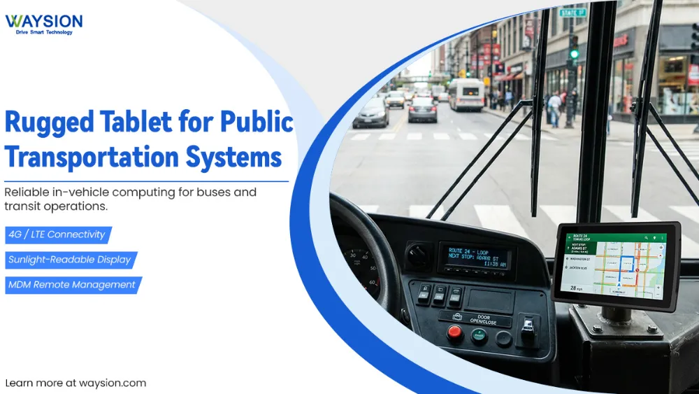 Rugged Tablet for Public Transportation Systems SYV10R Rugged Tablet Fo Public Transportation UK