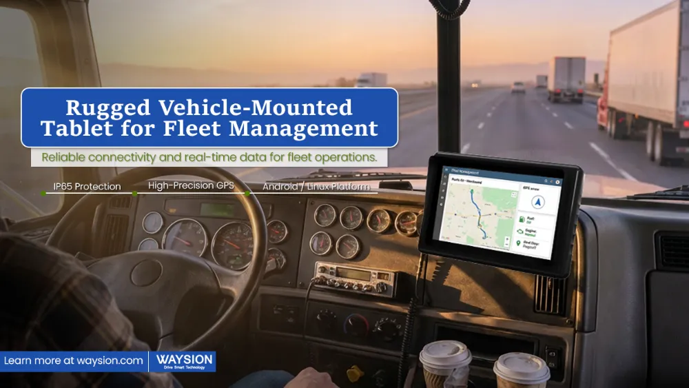 Rugged Vehicle Mounted Tablet for Fleet Management V7S Rugged Tablet For Fleet Management