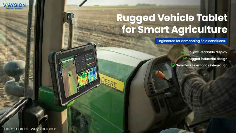 Rugged Vehicle Tablet for Smart Agriculture SYV10R Rugged Tablet For Precision Agriculture
