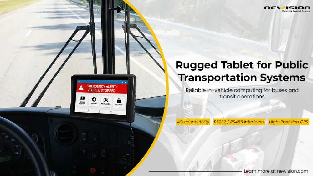 V7S Rugged Tablet For Public Transportation France