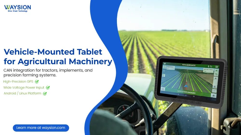 Vehicle Mounted Tablet for Agricultural Machinery SYV08A Rugged Tablet For Precision Agriculture Norway