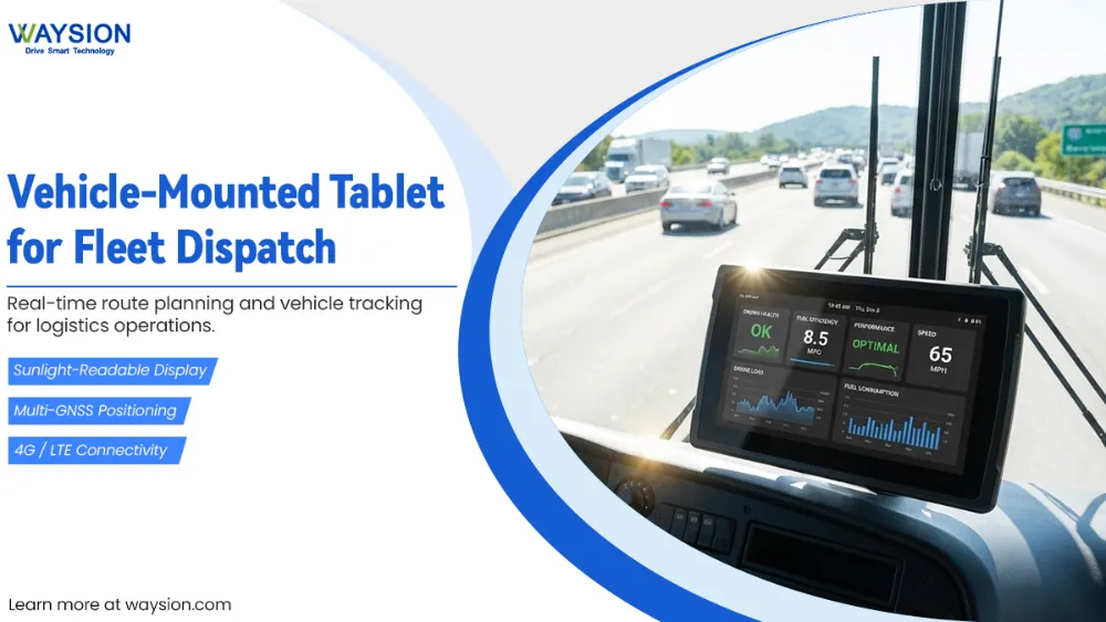 Vehicle Mounted Tablet for Fleet Dispatch SYV10R Rugged Tablet For Public Transportation usa
