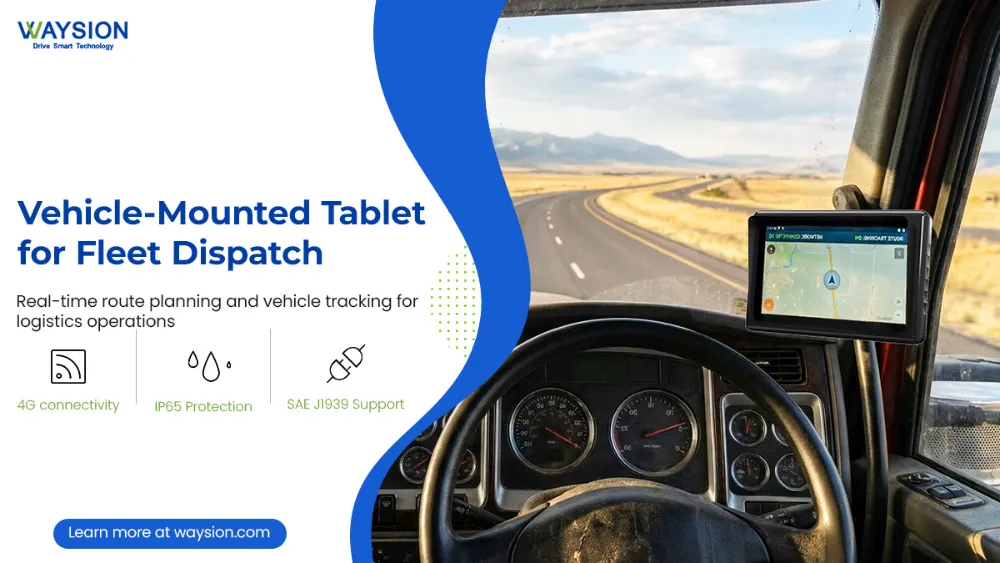 Vehicle Mounted Tablet for Fleet Dispatch V7S Rugged Tablet For Fleet Management