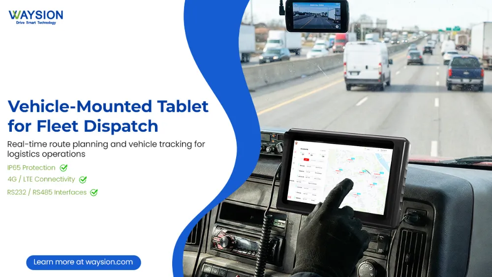 Vehicle Mounted Tablet for Fleet Dispatch V7S Rugged Tablet For Public Transportation