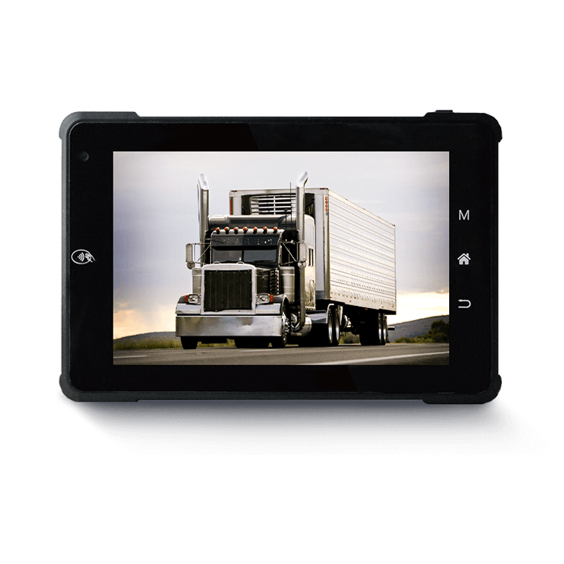 Q777 Our rugged driver tablets are widely used In Truck, Bus/Coach, Taxi, School Bus, Police car, Mining/Construction/Agriculture Vehicles etc.