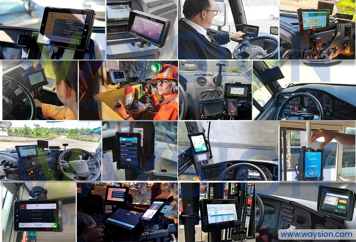 Waysion Rugged Vehicle Tablet Use Case