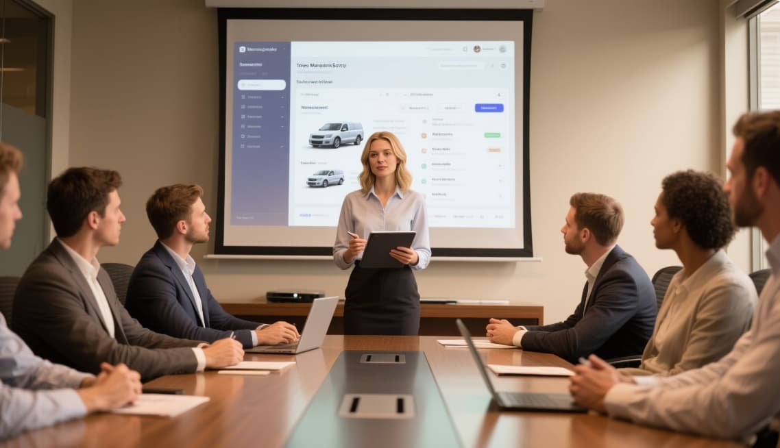 Vehicle Fleet Management software usage