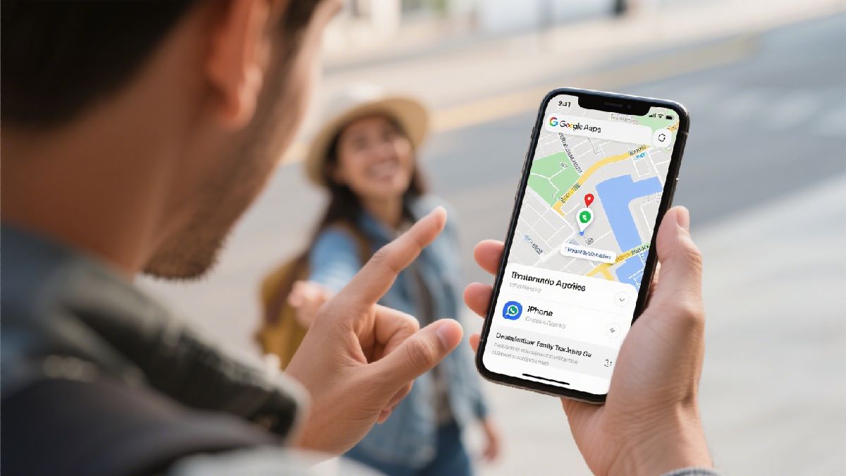 Google Maps share location