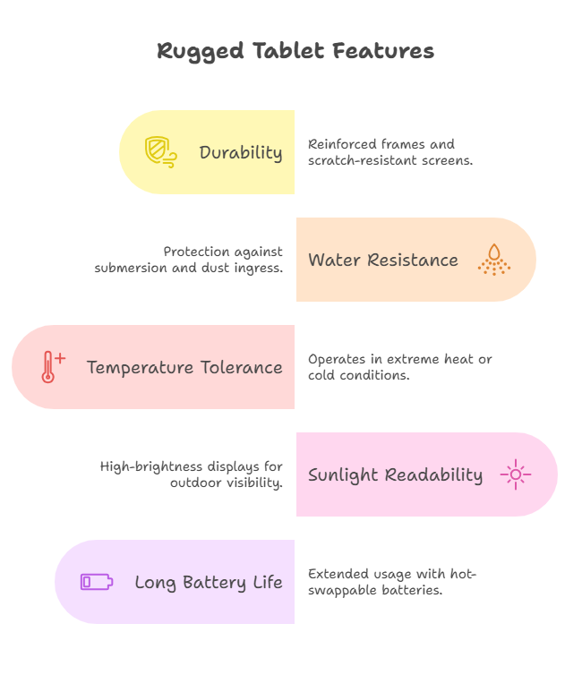 Key Characteristics of Rugged Tablets