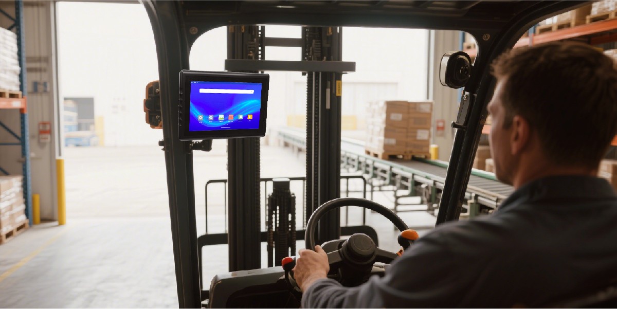 Rugged Tablet For Forklift Safety