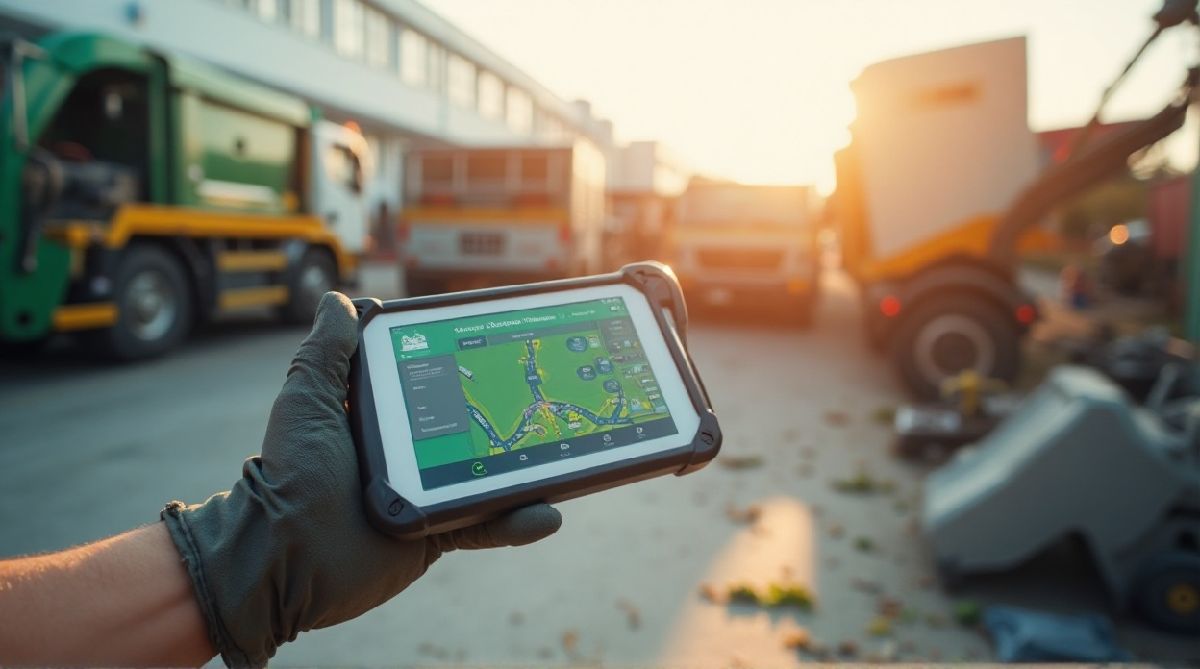 rugged tablets compatible with waste management software