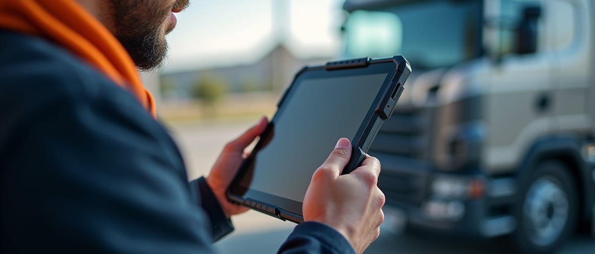 truck-mounted rugged tablet solution