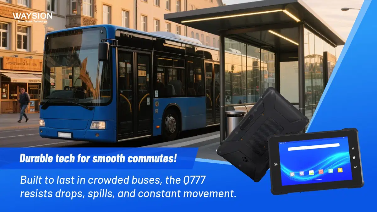 waysion-q777-android-14-rugged-vehicle-tablet-Public Transportation