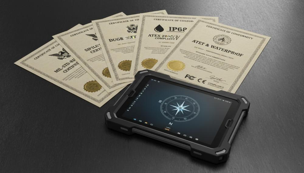 Сертификаты rugged tablet, демонстрирующие соответствие военным и промышленным стандартам