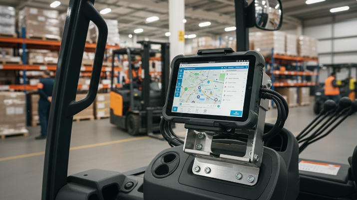 Application in Logistics Forklift Mounting