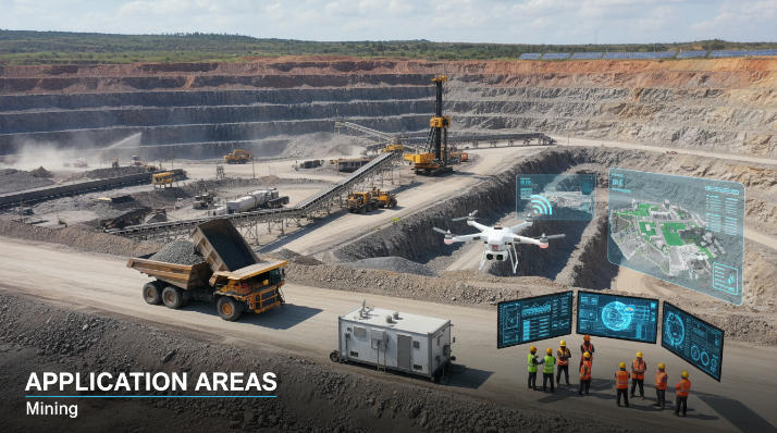 Application in Mining place in the mining subsection under Application Areas