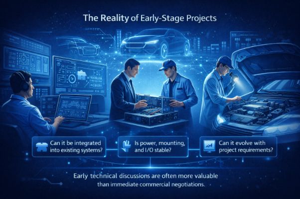 why early technical discussions are often more valuable than immediate commercial negotiations