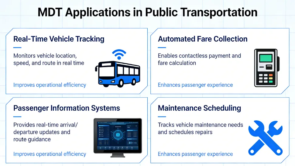 MDT Applications in Public Transportation