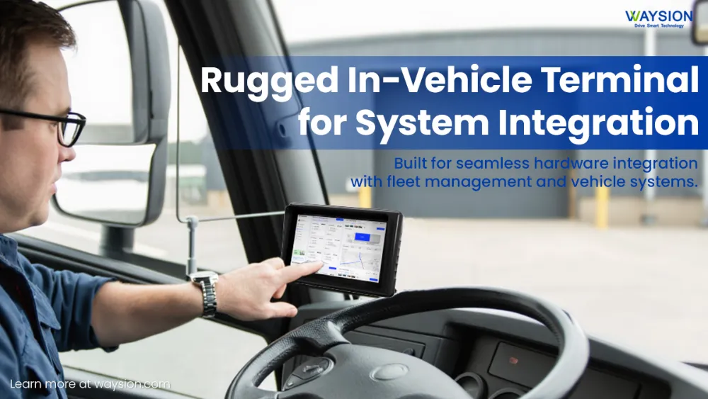Rugged In Vehicle Terminal for System Integration V7S Rugged Tablet For Fleet Management