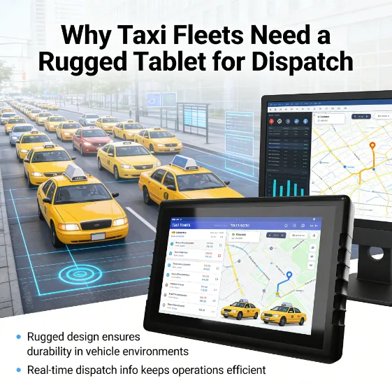 Rugged Tablet for Taxi Dispatch System