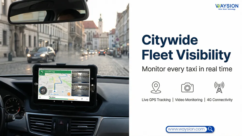 q777 Citywide Fleet Visibility Monitor every taxi in real time