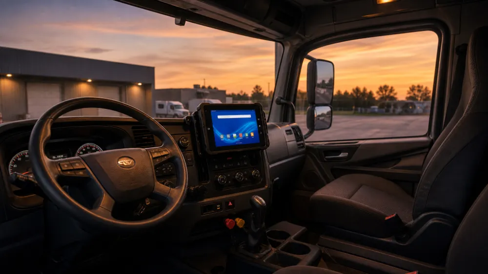 7 inch rugged telematics device