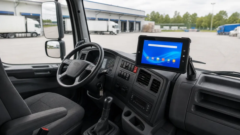 IP65 industrial tablet for trucks