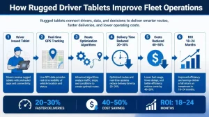 What Makes a Rugged Driver Tablet the Best Choice for Professional Drivers? | Fleet Management Guide 2026