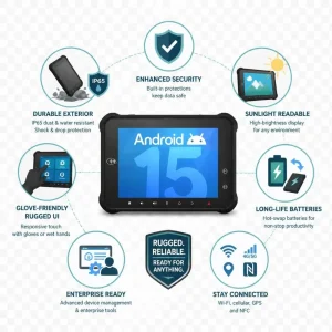 Why Fleet Managers Are Moving Toward Android 15 Rugged Tablets