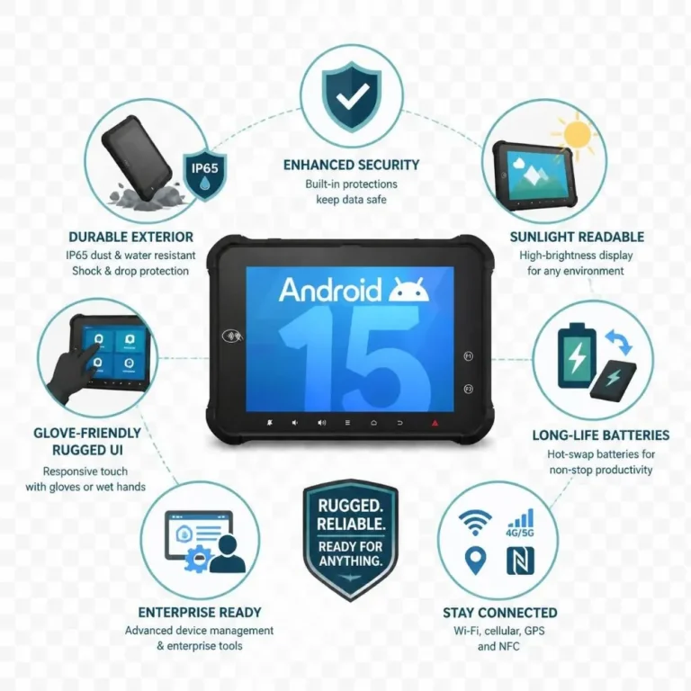Why Fleet Managers Are Moving Toward Android 15 Rugged Tablets