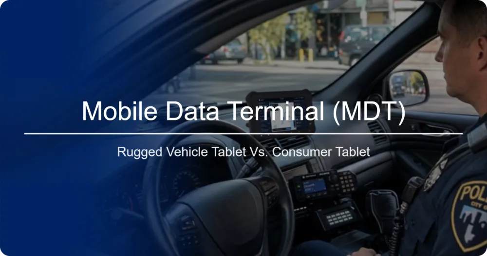 Rugged Vehicle Tablet vs. Consumer Tablet