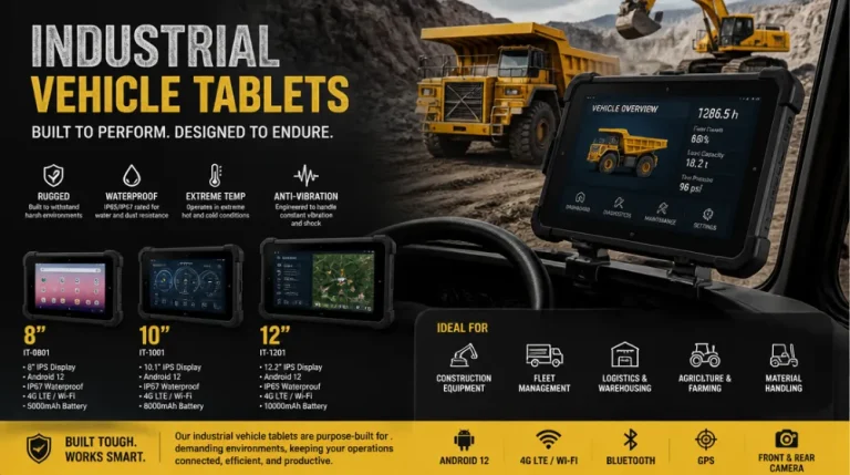 Industrial Vehicle Tablets for Fleet Efficiency and Performance | Rugged Solutions